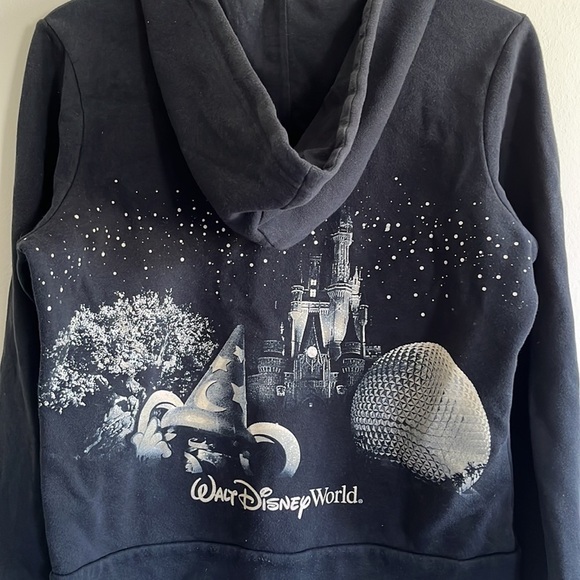 Walt Disney World Parks Authentic Original Sparkly Zip Up Jacket - Picture 3 of 8